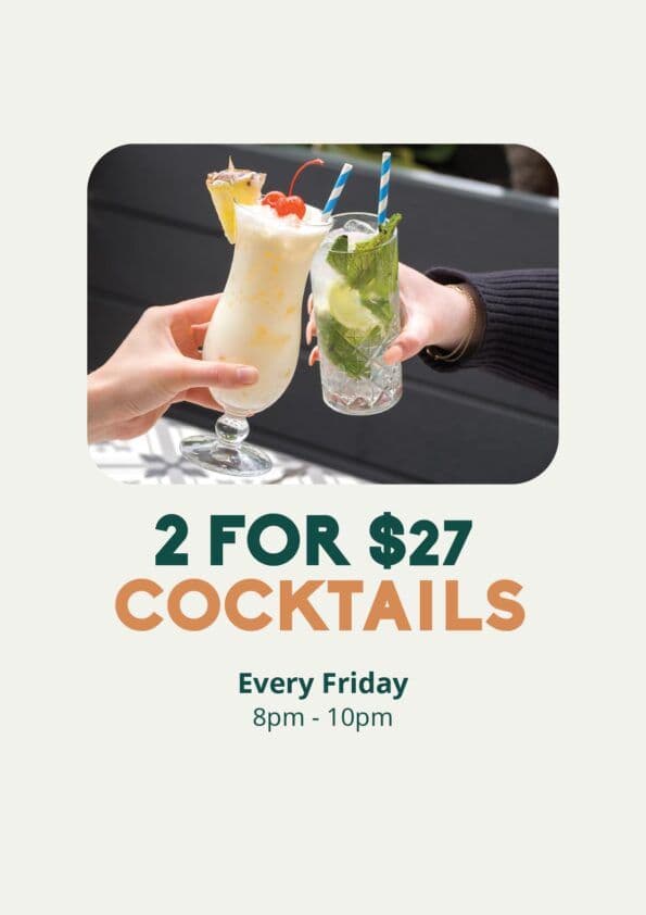 2 for $27 Cocktails! | Happy Hour Drinks & Specials