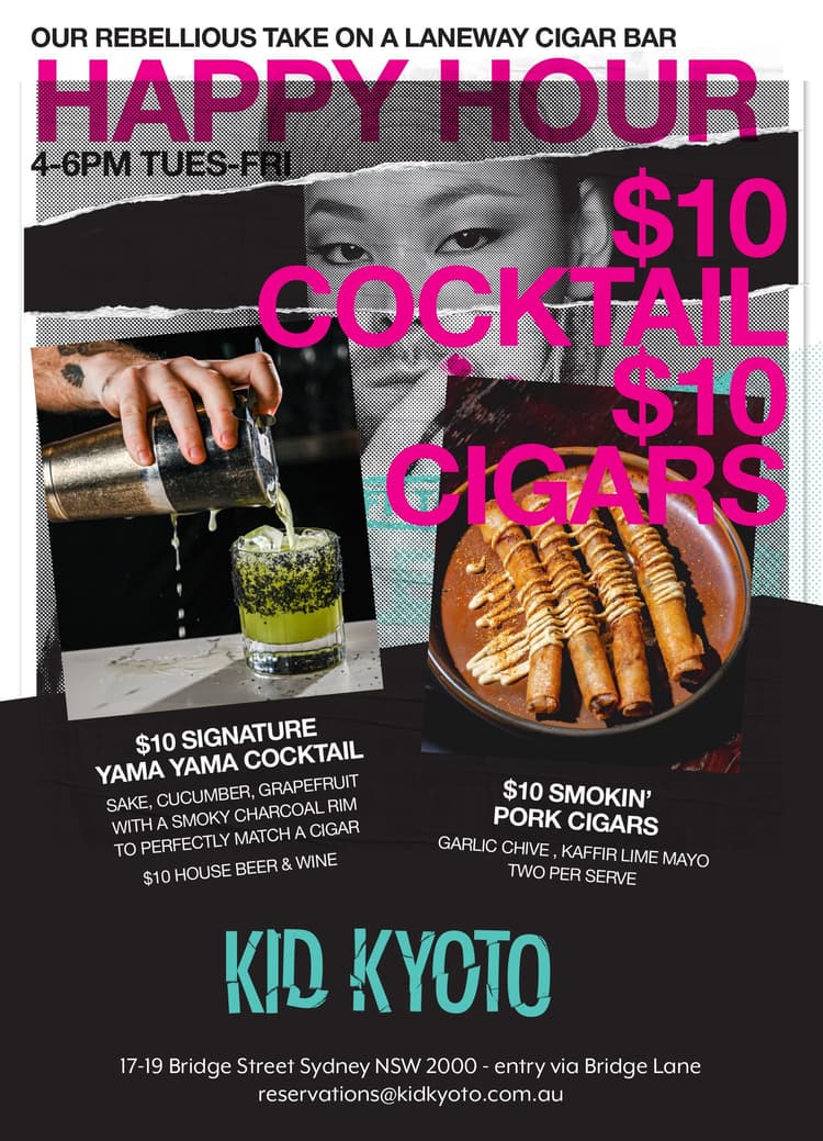 'CIGAR BAR' HAPPY HOUR | Happy Hour Drinks & Specials