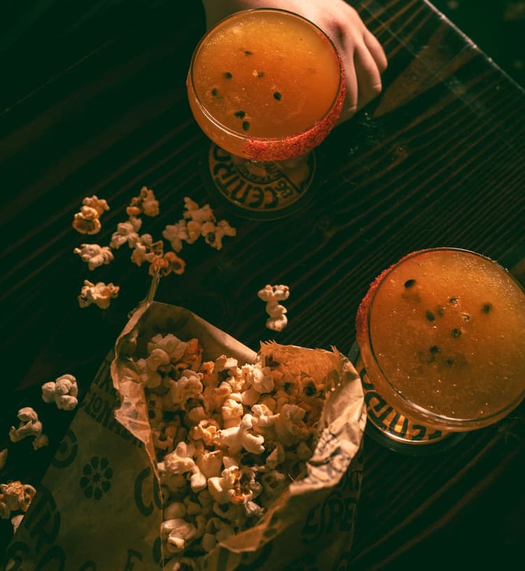 Free Seasoned Popcorn! | Happy Hour Drinks & Specials
