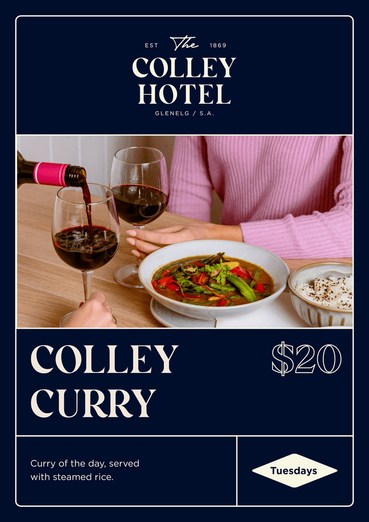 Colley Curry Tuesdays | Happy Hour Drinks & Specials