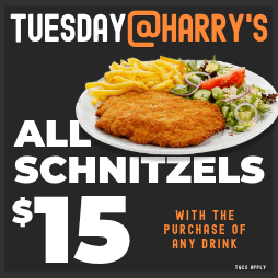 $15 Schnitzels | Happy Hour Drinks & Specials