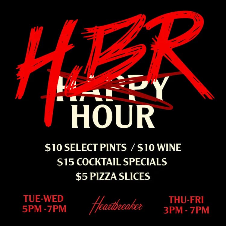 HBR Hour | Happy Hour Drinks & Specials