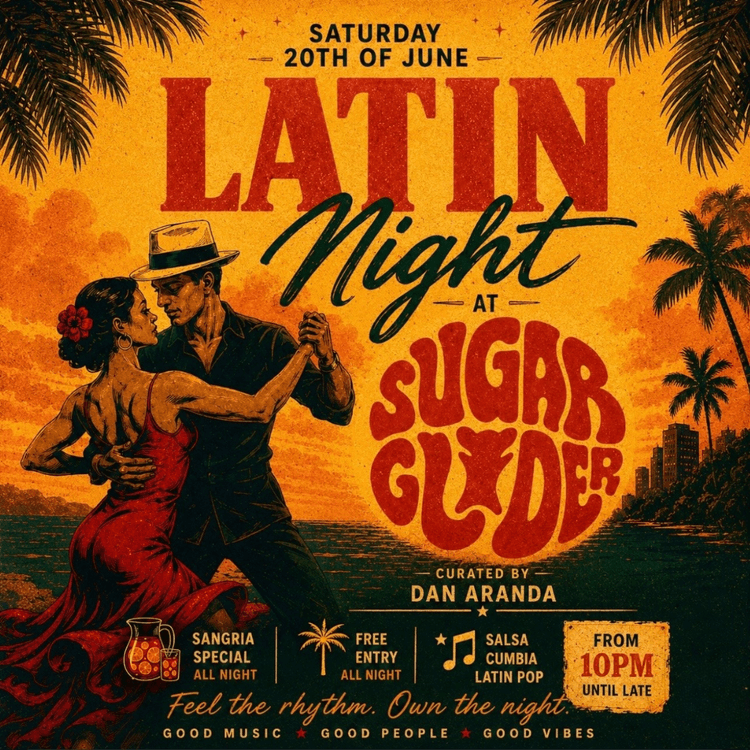 LATIN NIGHT AT SUGAR GLIDER! | Happy Hour Drinks & Specials