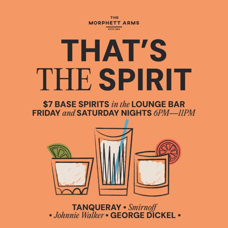 $7 Base Spirits in The Lounge Bar | Happy Hour Drinks & Specials