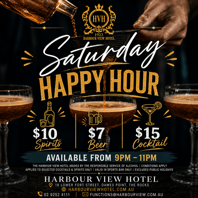 Saturday Happy Hour | Happy Hour Drinks & Specials
