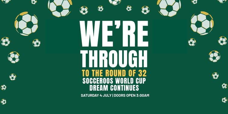 WORLD CUP WATCH PARTY: AUSTRALIA V EGYPT | Happy Hour Drinks & Specials
