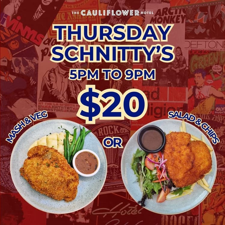 Schnitzel Night | Happy Hour Drinks & Specials