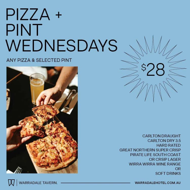 Pizza & Pint | Happy Hour Drinks & Specials