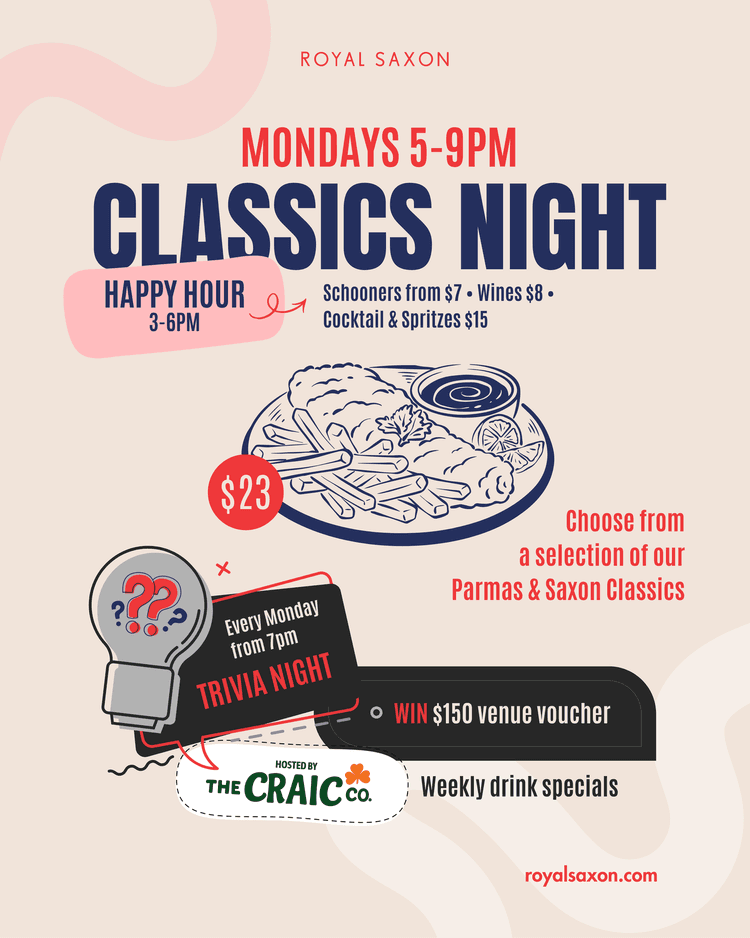 Trivia Night | Happy Hour Drinks & Specials