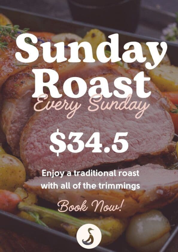 Sunday Roast | Happy Hour Drinks & Specials