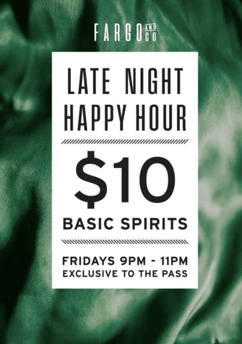 Late Night Happy Hour | Happy Hour Drinks & Specials