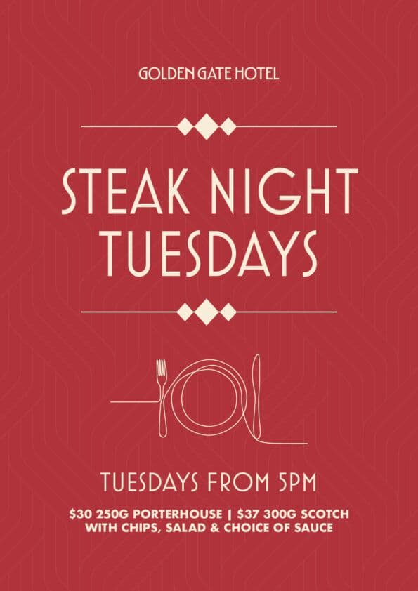 Steak Night | Happy Hour Drinks & Specials