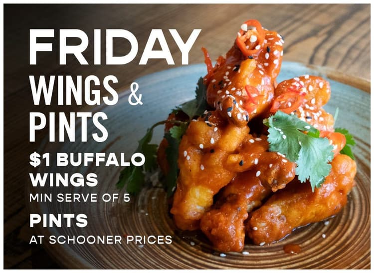 Wings & Pints | Happy Hour Drinks & Specials