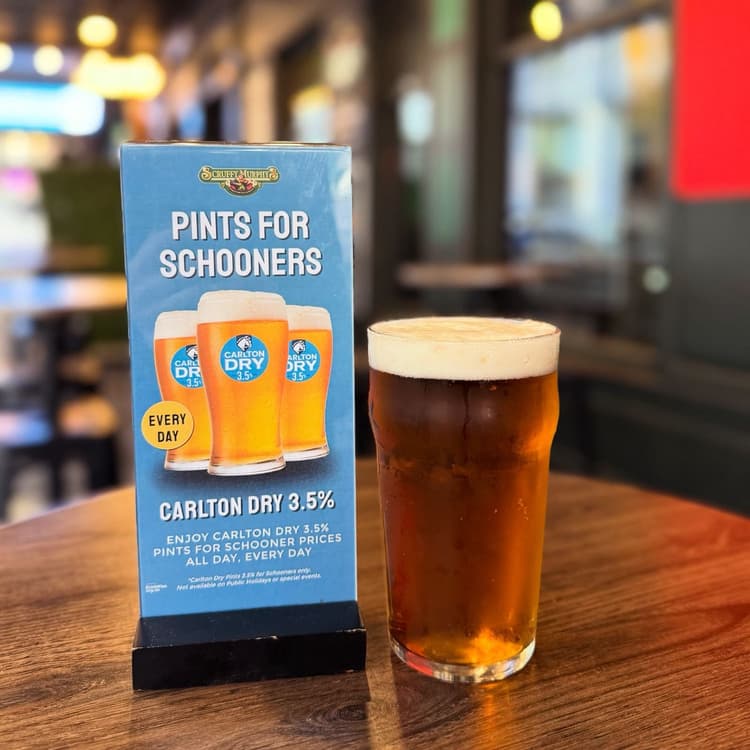 Pints for Schooners | Happy Hour Drinks & Specials