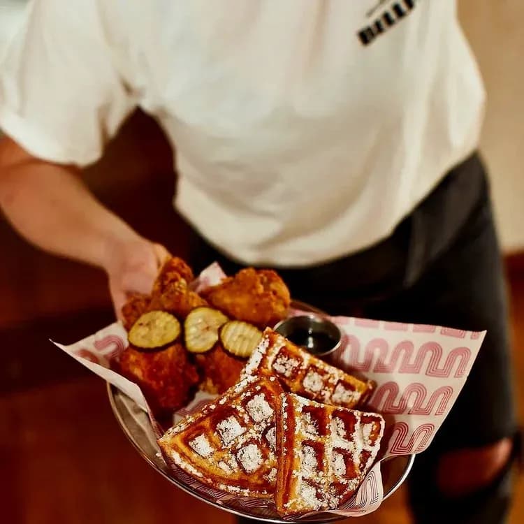 Chicken, Waffles & Free Mimosas | Happy Hour Drinks & Specials