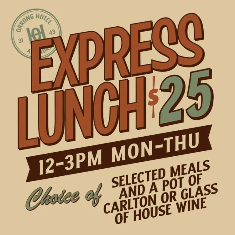 Express Lunch $25 | Happy Hour Drinks & Specials