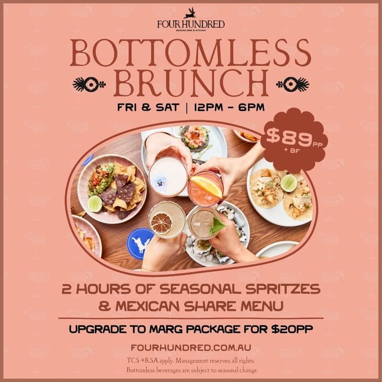 Bottomless Brunch | Happy Hour Drinks & Specials