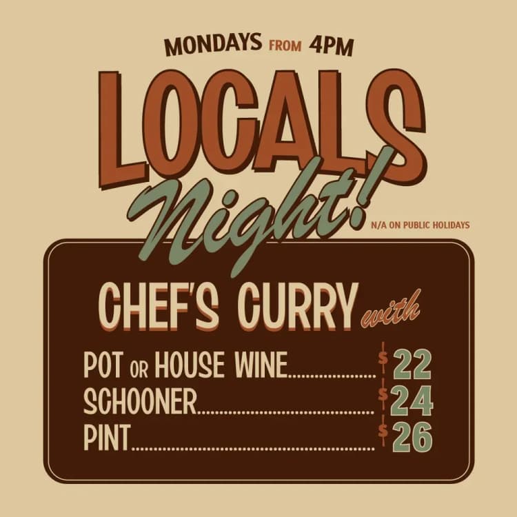 Locals Night | Happy Hour Drinks & Specials
