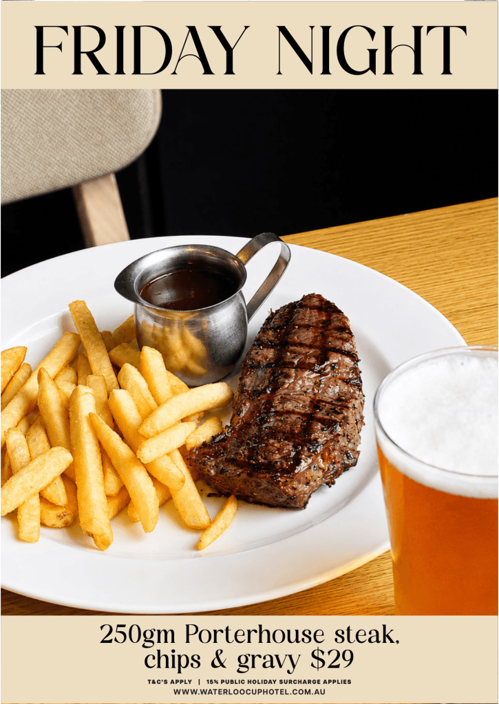 Friday Steak Night | Happy Hour Drinks & Specials