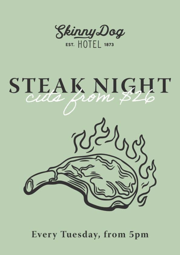 Steak Night | Happy Hour Drinks & Specials