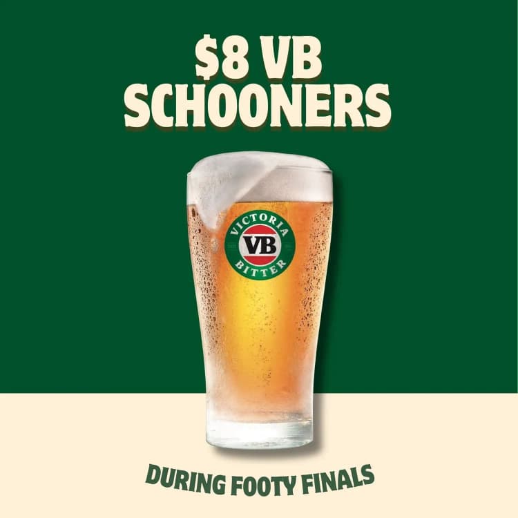 $8 VB SCHOONERS FOOTY FINALS | Happy Hour Drinks & Specials