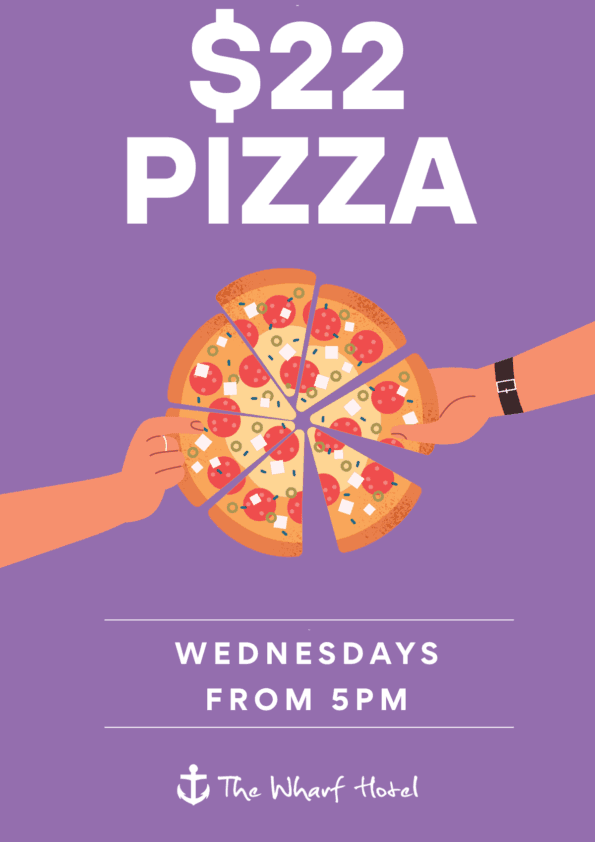 $22 Pizza | Happy Hour Drinks & Specials