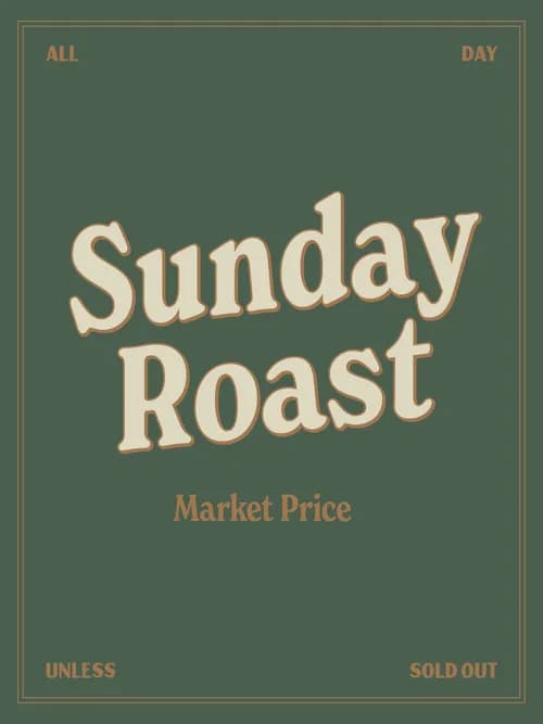 Sunday Roast | Happy Hour Drinks & Specials
