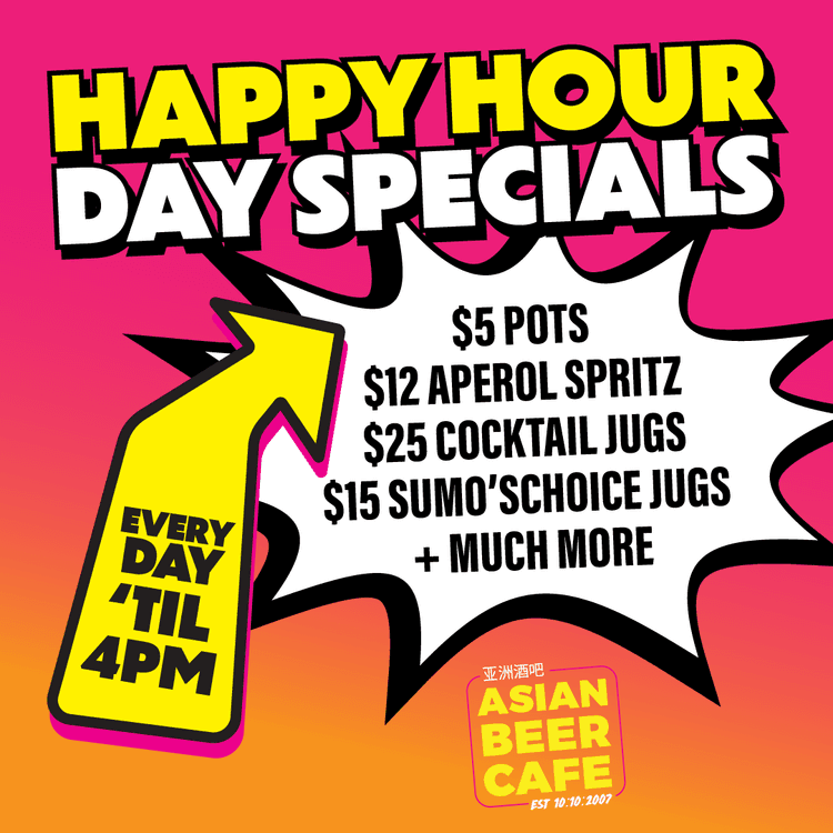 Happy Hour - open – 4pm | Happy Hour Drinks & Specials