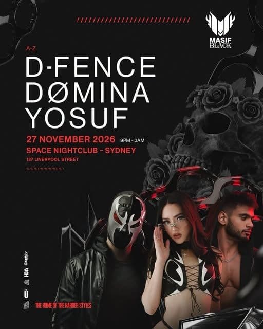 Masif Black presents D-Fence / Domina / Yosuf | Happy Hour Drinks & Specials
